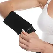 MEILIZURL Pocket Wrist Wallet Purse for Women Men Quick Dry Zippered Wrist Pouches Wristband with Phone Holder for Running, Walking, Hiking, Jogging, Travel, Sports