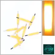 10Pc 3V 55mA 20mm WARM WHITE Silicone Filament DIY Led Light Emitting Diodes