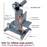 Belt Sander Adapter Angle Grinder Retrofit Frame Belt Sanding Machine +10*Belts