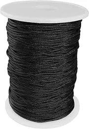 ZZLZX 1PC Black 2mm Braided Lift Shade Cord - Lift Rope for Venetian Blind Repair & DIY Projects