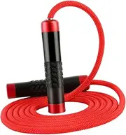 Toddmomy Jump Ropes for Exercise Weighted Skipping Rope for Fitness Made of Material Non-slip Handle