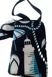 Vera Bradley SHORE ENOUGH LIGHTEN UP RFID Mini Cellphone Crossbody bag NWT