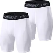 [Towintec] Mens Compression Shorts Sports Running Tights Underwear Athletic Workout Spandex Base Layer Short Biker Basketball