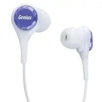在飛比找PChome商店街優惠-Genius GHP-240X 抗噪密閉型內耳式耳機(紫玫瑰