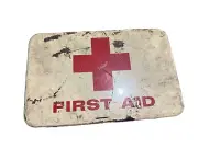 Vintage 1960's USDA First Aid Kit complete and un opened w/ Metal Box