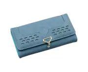 Light blue*Wallets for Women Large Wallet Phone Wallet Ladies Girls