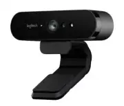 Logitech BRIO 4K Ultra HD Webcam HDR RightLight3 5xHD Zoom Infrared Sensor