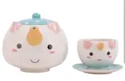 SMOKO Elodie Unicorn Tea Set with Teapot, Cup & Saucer New