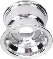Universal 6 Inch Aluminum ATV Wheel Rim,Compatible with Most ATV, Dune Buggy, Go Kart, and G Olf Cart and More,Long Lasting and Dependable