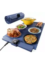 Food Electric Warming Mat Warming Tray with 5 Temp-Settings NIP Keeps food Warm