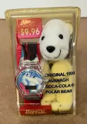 VTG 1999 CAVANAGH COCA COLA POLAR BEAR WATCH & POLAR BEAR