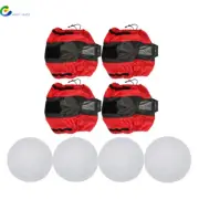 Red With Black Fit For Handle 600D Tyre Cases And Tyre Bags Package Of 4