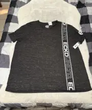 New Ecko Unltd Men’s Black Spacedye Short Sleeve T Shirt Graphic Size 4XL