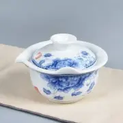140ml Traditional Ceramic Gaiwan Tea Pot Chinese Kungfu Tea Cup Teapot Tea Set