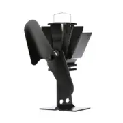 Ecofan 800CAXBX Indoor Black Aluminum Wood Stove Fan 8.5 H x 5.5 W x 3 D in.