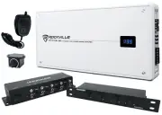 Rockville KRYPTON S6 Marine/Boat 6-Channel Amplifier+Kicker 4-Zone Level Control