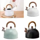 Heat Proof Whistle Kettle Heat Resistant Tea Kettle Gas Induction Cooker