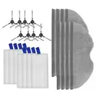 For Robot Vacuum E5 / C108 Replacement Side Brush HEPA Mop Pads Spare7596