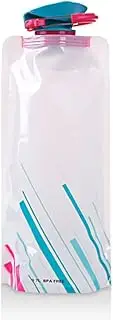 Flexible Water Bottle – 700 ml Foldable Water Bottle, Reusable Soft Material, Lightweight Design That Will Not Put Pressure On Your Luggage | Eco-Drink Bottle For Sports Suitable
