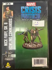 Nick Fury, Sr. & Howling Commandos - Asmodee Miniatures Game New!