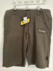 Bundaberg Rum Ladies Shorts Size 16 BNWT Khaki Cargo Embroidered