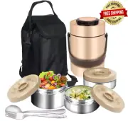 Termos Para Comida Grande 67 oz Caliente Calentador De Portatil Acero Inoxidable