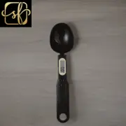 Black Weight Measuring Spoon LCD Digital Kitchen Scale 500G 0.1G Measuring Food
