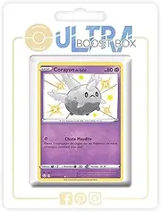 my-booster SWSH045-FR25-UB-SV049 Corayon de Galar (Galar-Corasonn) SV049/SV122 Secret Dazzling Myboost X Epée et Bouclier, 4.5 Destinées Radieuses, Box of 10 French Pokémon Cards