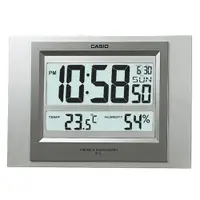 在飛比找蝦皮商城優惠-【CASIO】數位溫度顯示掛鐘/座鐘兩用-灰(ID-16S)