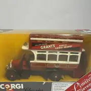 Corgi Classics Thornycroft Bus 888 Grants Cherry Brandy 1985 Limited Edition