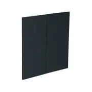 Kaboodle Poppy Seed Modern Corner Base Cabinet Doors - 2 Pack - Modern