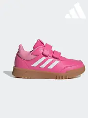 Adidas Pink/Tan Hook and Loop Tensaur Sport Trainers (K95091) | $65