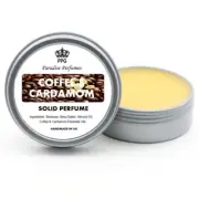 Coffee & Cardamom Natural Solid Perfume by Paradise Perfumes Fragrance Balm 15ml