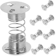 GLSTOY 8pcs Spring Base Doll Holder Creative Figures Display Rack for Action Figures Stand with Innovative Spring Mechanism for Engaging Play and Showcasing Dolls