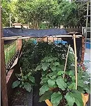 Sun Shades for Garden, Outdoor Shade Net Greenhouse Garden Sunscreen Tarp 90% Protection Black Multiple Sizes(6x12m(20 * 39ft))
