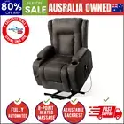 Recliner Chair Lift Assist Heated Massage Chair Velvet Rukwa