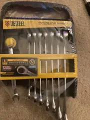 Denzel Combination Ratcheting Wrench 8pc Set Model:7715432