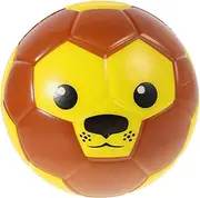 LRXIYODE Soft Foam Soccer Ball for PU Indoor Outdoor with Unique Animal Design Lion Encourages Active Play Coordination Skills Safe Fun