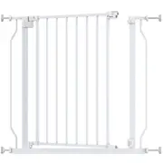 Advwin Pet Safety Gate 76cm Safety Fence Extended Gate Barrier Stairs Doorway