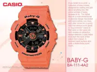 在飛比找Yahoo!奇摩拍賣優惠-CASIO 卡西歐 手錶專賣店 BA-111-4A2 女錶 
