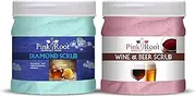 Pink Root Diamond Scrub 500gm with Wine & Beer Scrub 500gm