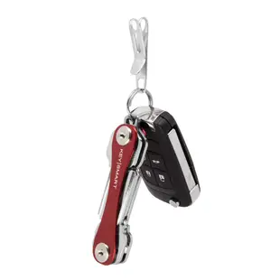 美國Keysmart鑰匙收納器零配件 - 不銹鋼口袋夾背夾鑰匙圈Nano Clip【KSNC】