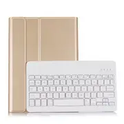 Bluetooth Keyboard & Leather Tablet Case For Ipad Pro / Air 9.7 2017 / 2018 - Detachable & Horizontal Flip With Holder