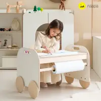 在飛比找momo購物網優惠-【Naspa】韓國手作LUNA造型兒童椅