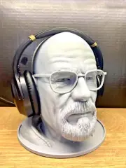 Bryan Cranston Headphone Stand | Walter White Headset Stand l PC Gaming Decor