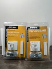 2x - Genuine Bose White Wall/Ceiling Bracket UB-20W For Bose Speakers