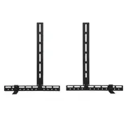 Fin H-Duty Soundbar Bracket Mount Under/Over Tv & Hole Fits Sonos Samsung Sony Lg