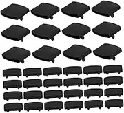 Alipis 1set Bed Board Mounting Buckle Bedframe Queen-Size Bed Frame Bed Shelf Bed Risers End Caps Slat Bed Layer Board Connectors Bed Board Fixing Connector Bed Holder Black Abs 36pcs