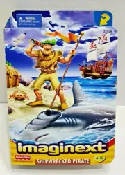 Fisher Price Imaginext Shipwrecked Pirate - NEW - 2002 - Hammerhead Shark