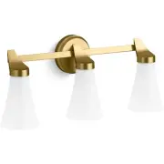 Kohler Lighting Simplice 3 Light 23" Wide Vanity Light with Painted Glass Shades